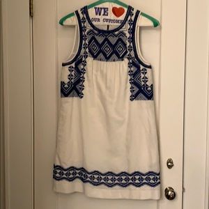 Madewell Embroidered Stitchtake Dress XS